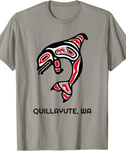 Quillayute, Washington Native American Orca Killer Whales T-Shirt