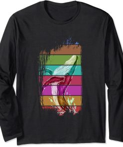 Colorful Orca Long Sleeve T-Shirt